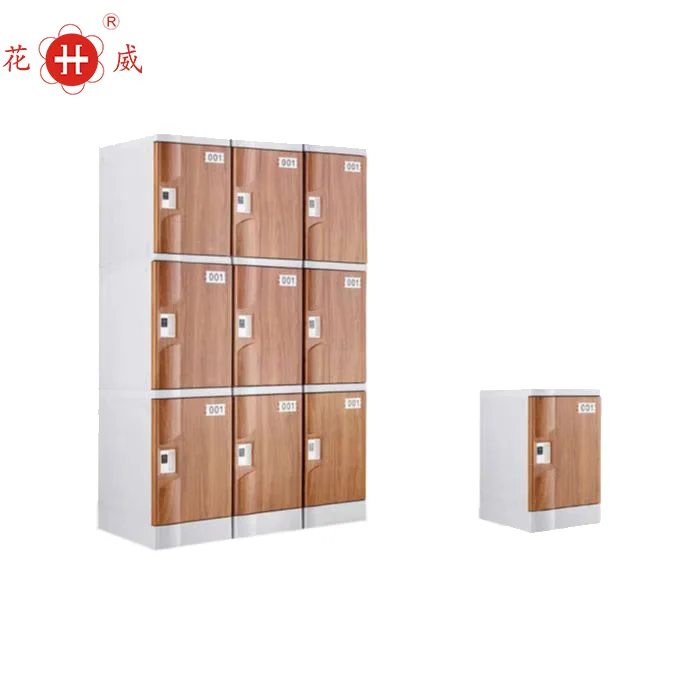 HuaWei easy assemble gym storage cabinets abs plastic locker storage lockers for school