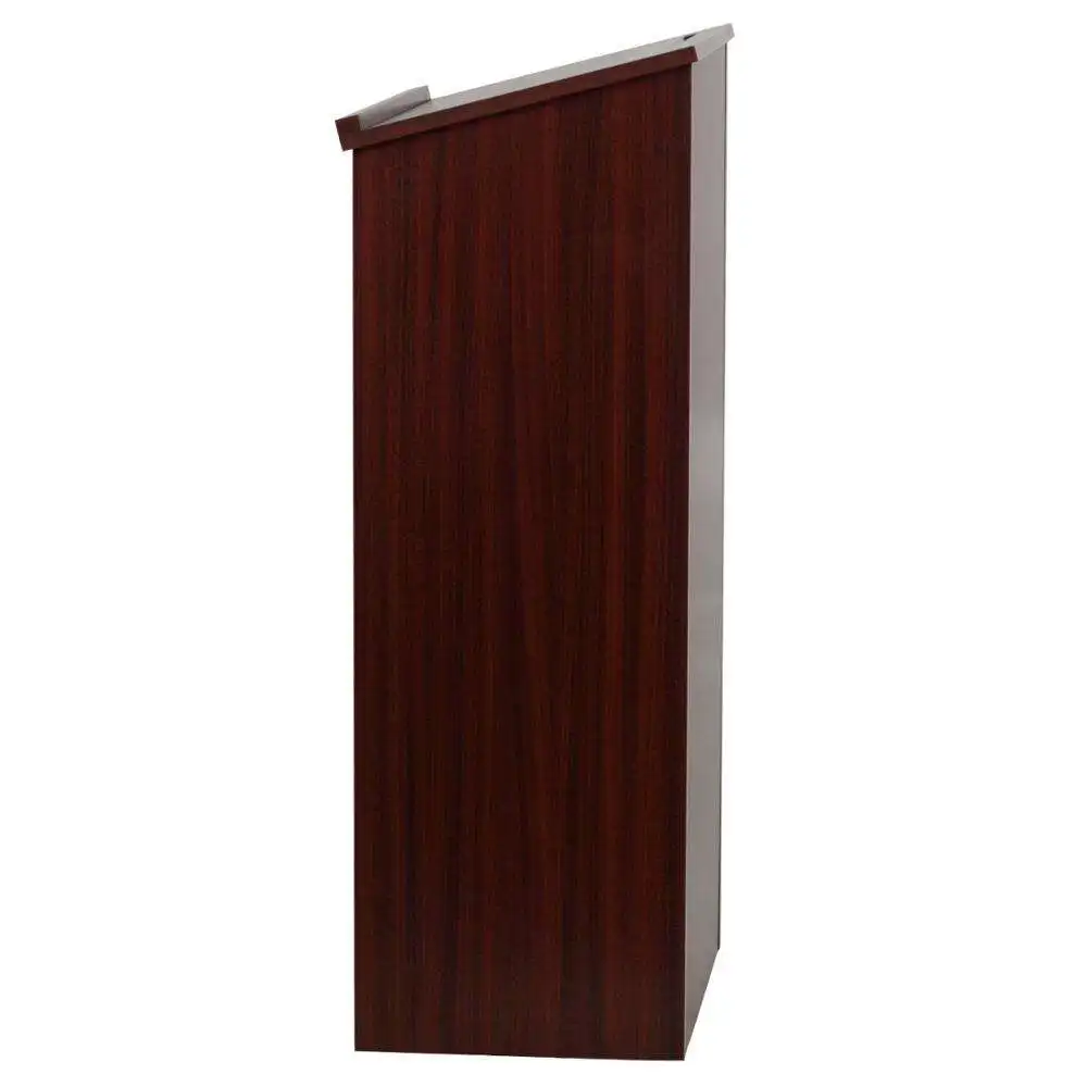 Modern wood lectern podium stand pulpit wood church concert school podium