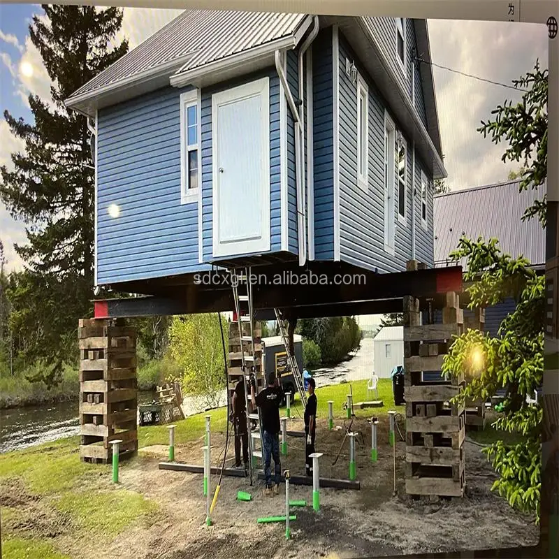 Galvanized solar power generation spiral ground pile cast-in-place pile trestle path embedded parts