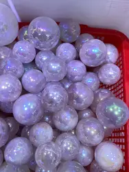 Wholesale Natural Angel Aura Rose Quartz Crystal Ball Healing Sphere Crystal