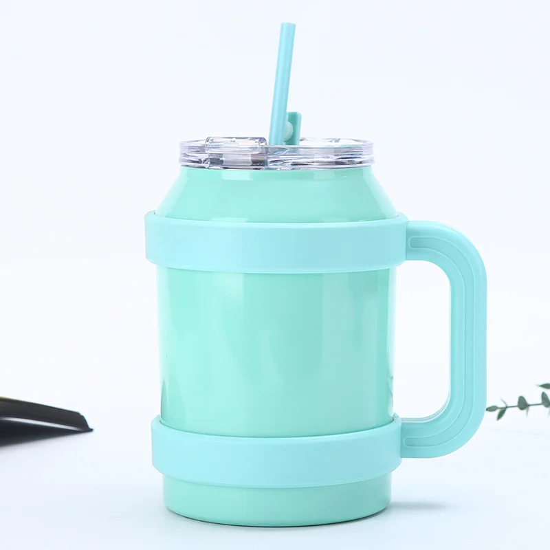 stainless steel metal reduce 50oz insulated water bottle with straw  for Home  Office and Gym