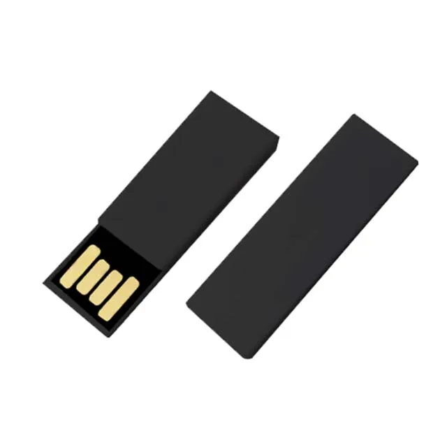 Ультратонкий пластиковый зажим для бумаги usb флэш-накопитель