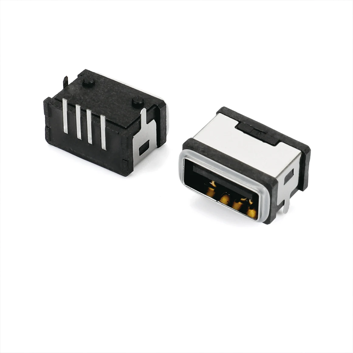 Free Samples Waterproof IPX7 Usb Female Socket Vertical Plug-In Multifunctional 6 Pin Interface