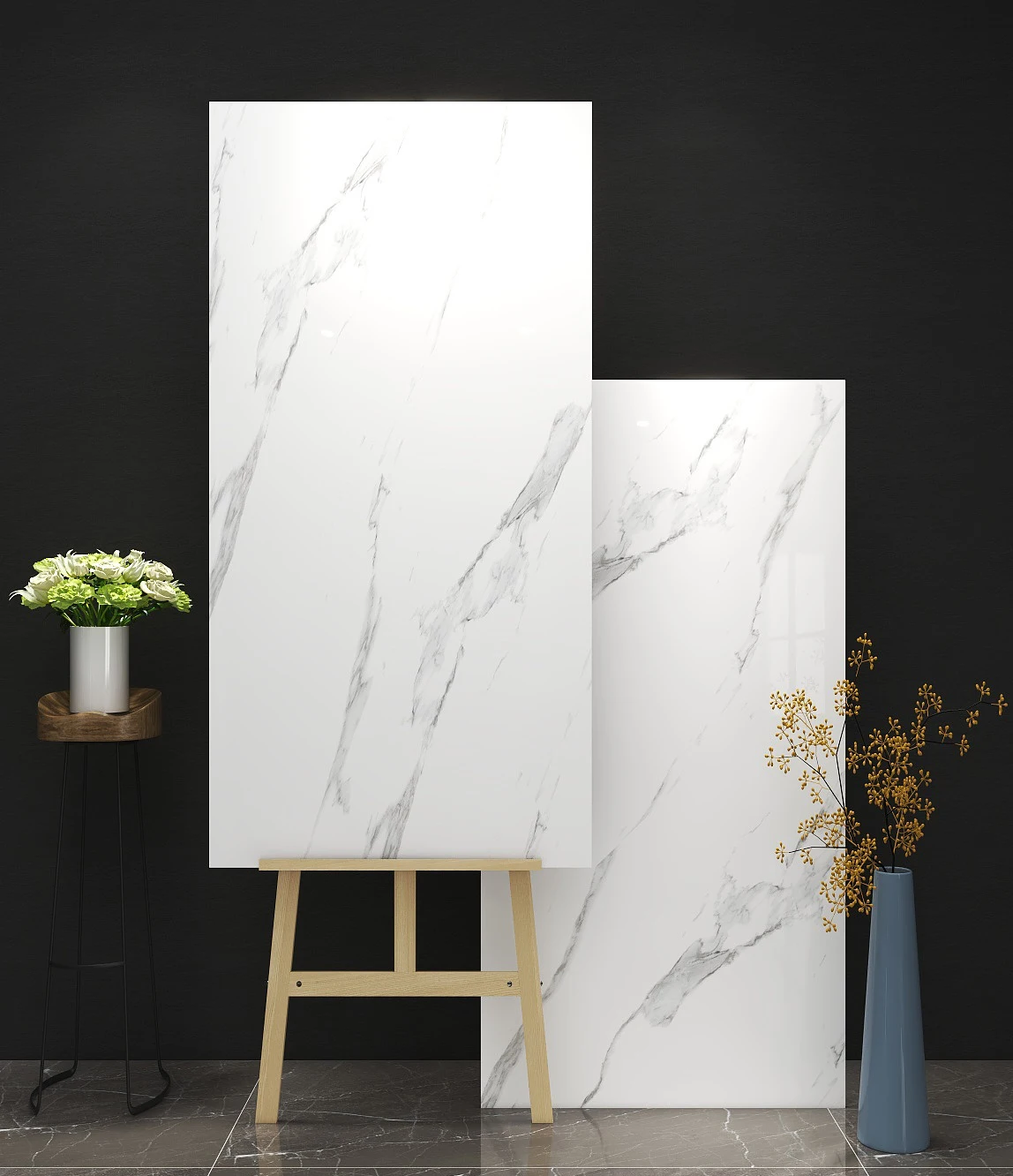 
Мраморные напольные плиты плитка белый Большой Фарфор большой формат тонкий фарфор calacatta slim 