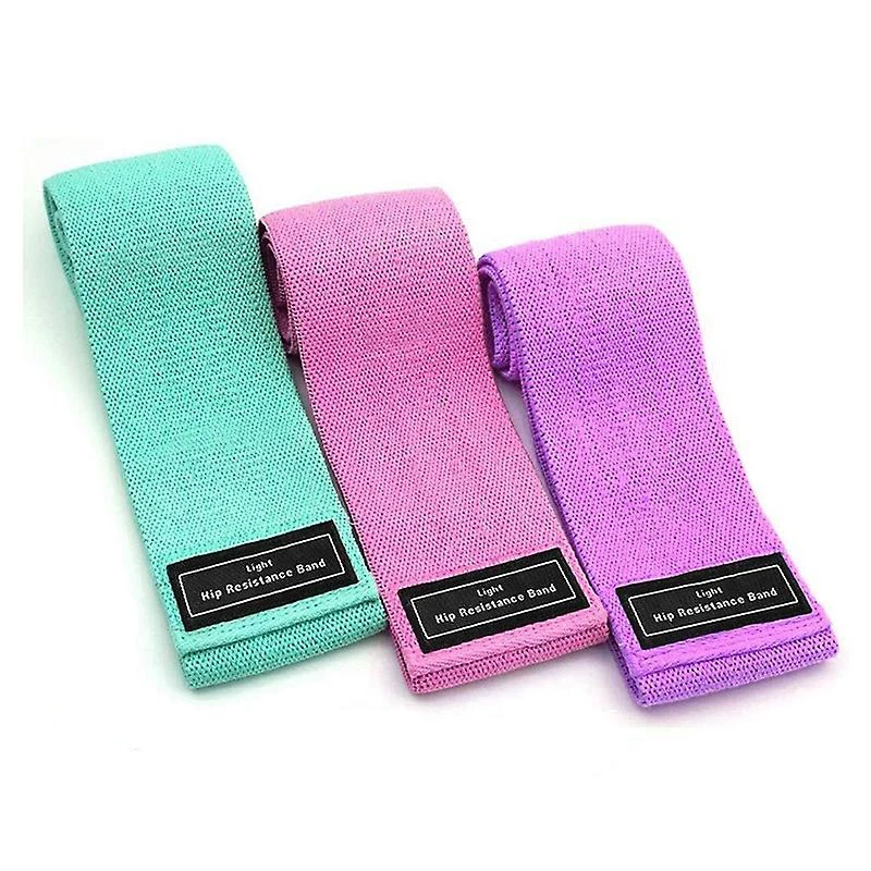 Powerlifting Bench Press Fabric Custom Logo Resistance Bands Set For Legs And Butt