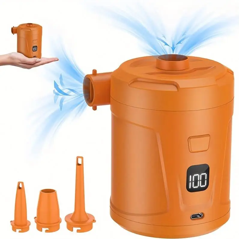 Electric USB Charging Mini Air Pump For Outdoor Inflatable Camping Mat Pad Home Inflatable Balloon Toys Tools Inflatable Pump