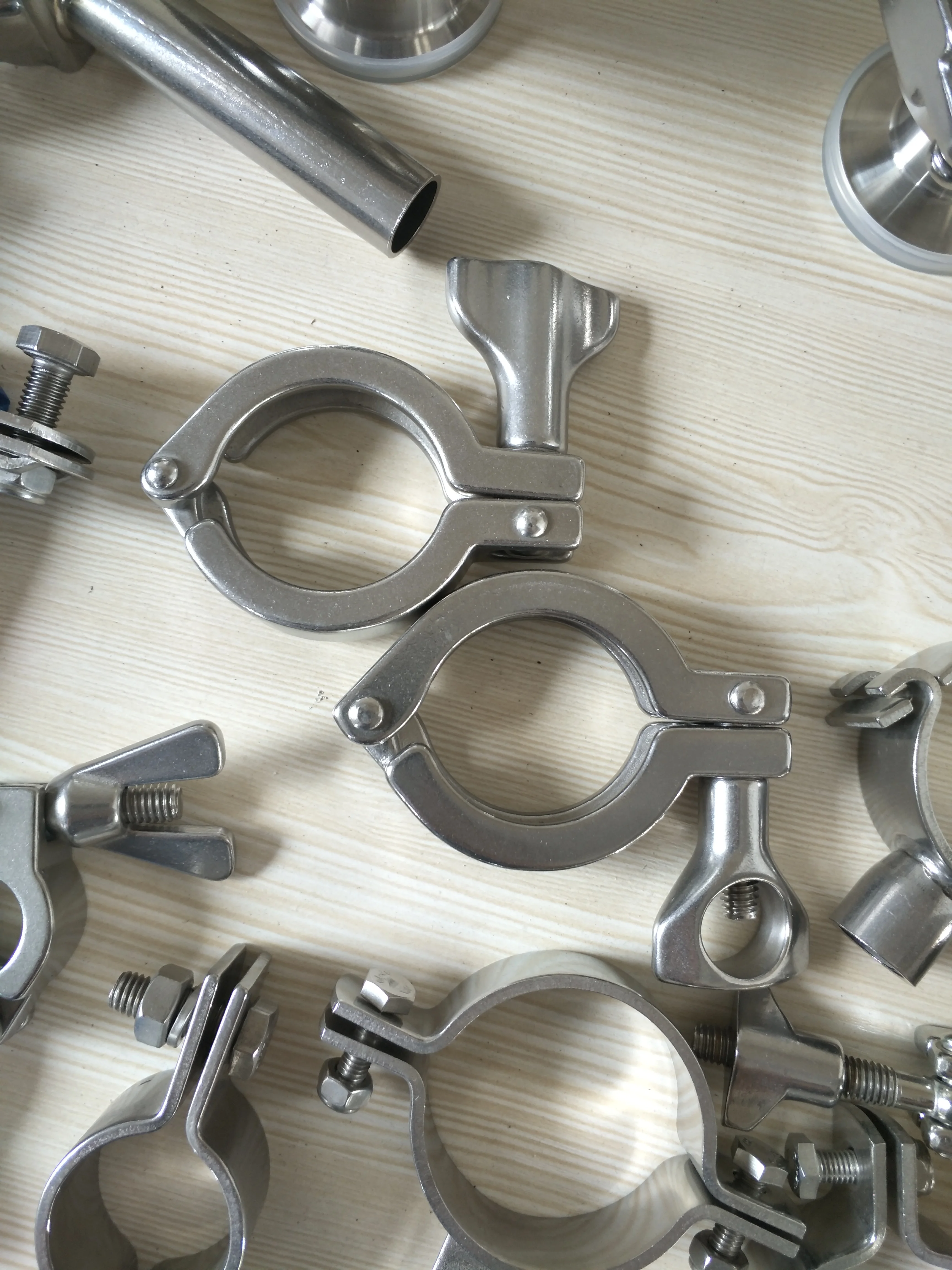 Food Grade home brewery clamp pipe fittings sus304 tri clamp