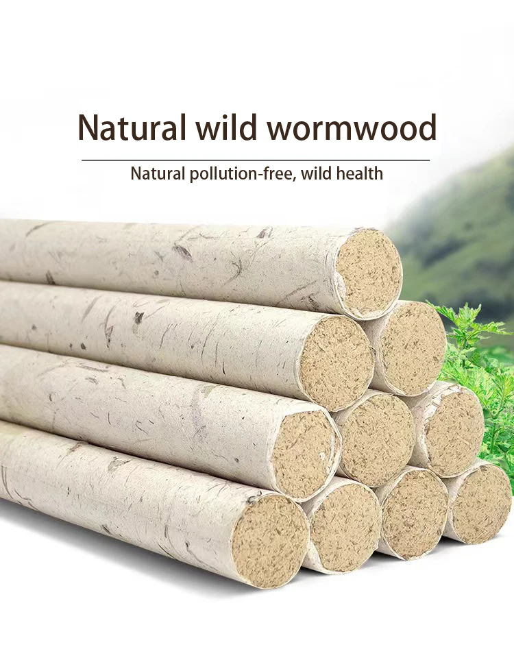 Wholesale High Quality Warm Moxibustion Pure Moxa Sticks Rolls
