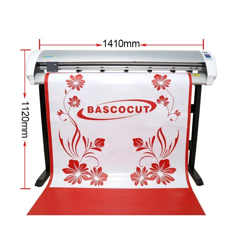 Bascocut 59' Optical Sensor Graph Sticker Cutting Plotter with Stepper Motor Driver All-Time Favorite Vinyl Cutter