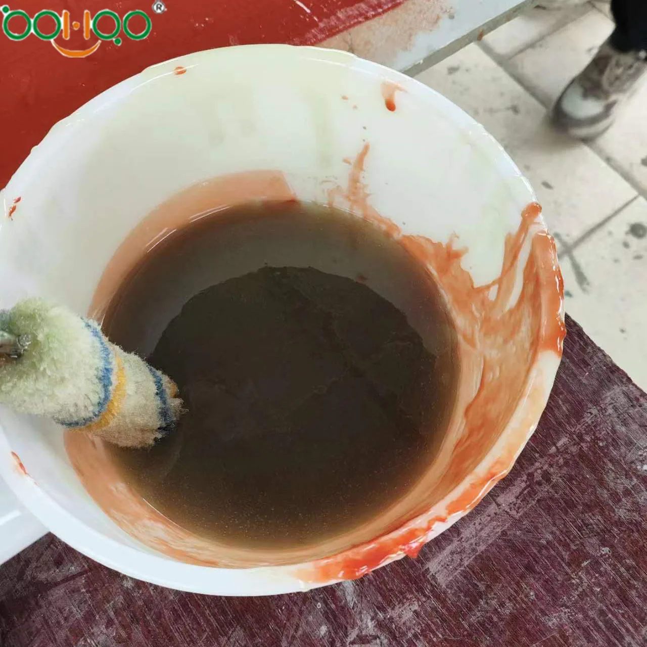 Easy operation and cleaning fiberglass  tool rollers for FRP composites handy layup process and paint roller