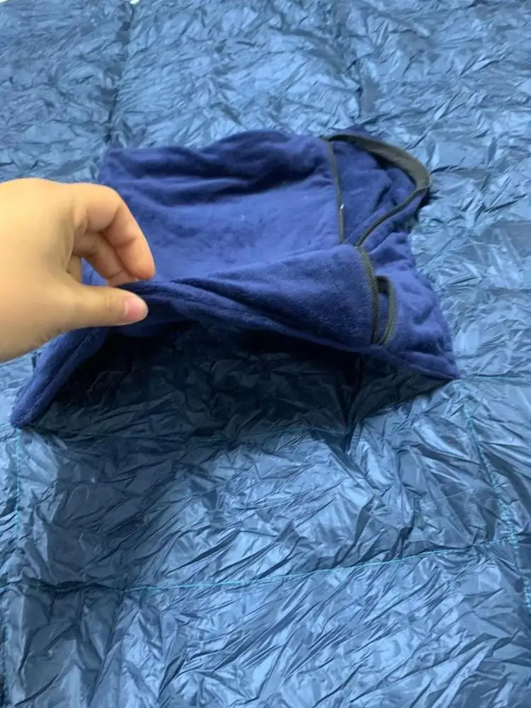 High Quality Soft Comfy Warm Wearable Oversized Camping Sherpa Throw Down Blanket Outdoor Blanket