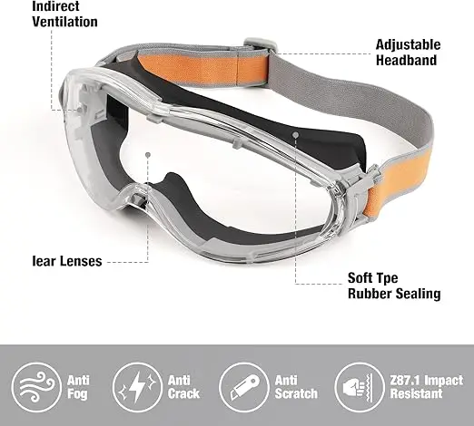 Adult Motorcycle Riding Goggles sports goggles Ski Goggles work safety glasses Windproof Dust proof Scratch Resistant