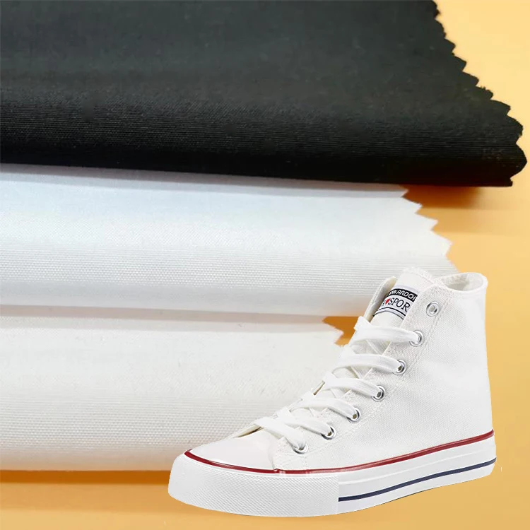 
canvas fabric bag polyester plain Canvas 100% polyester Fabric for canvas shoes 