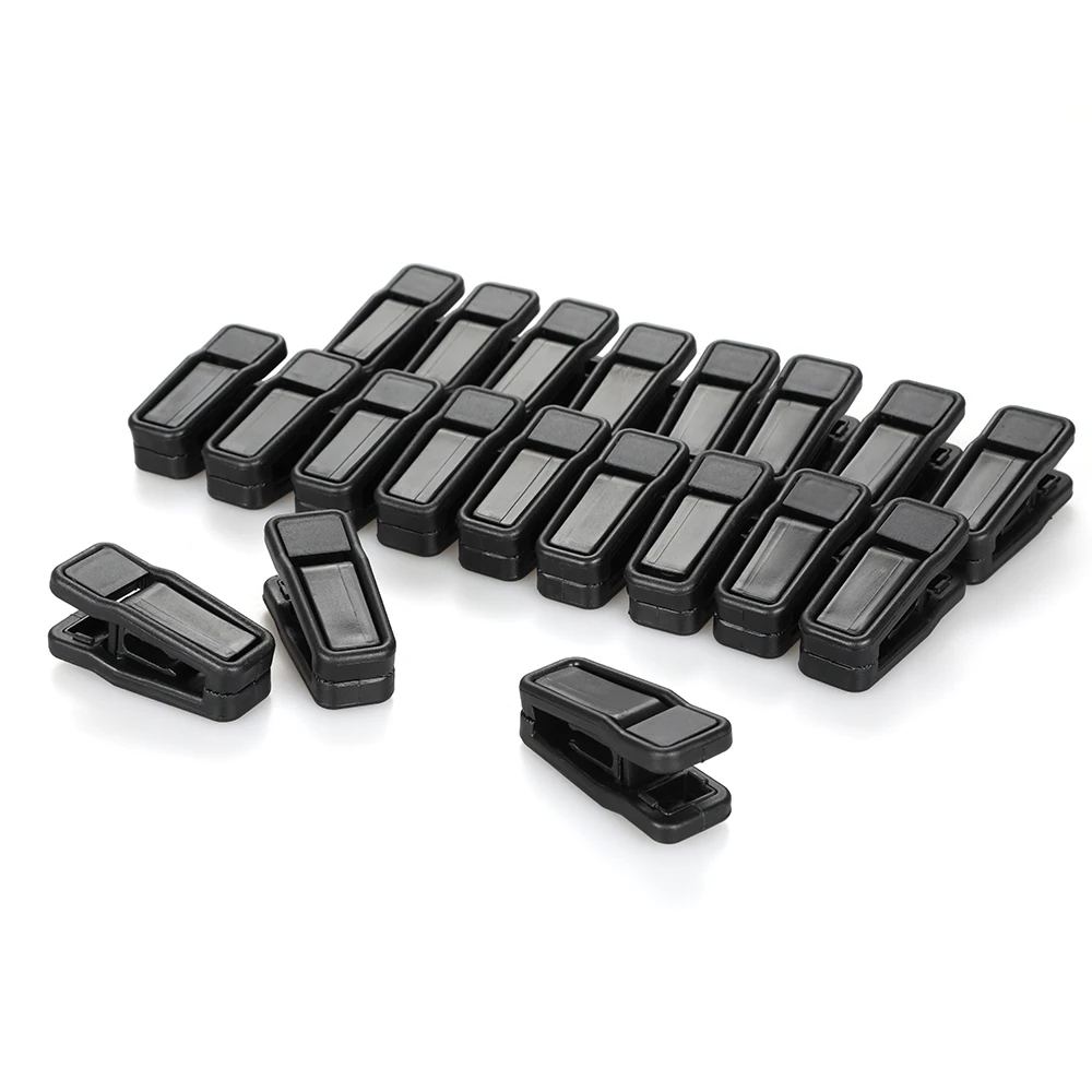 Removable Clips Strong Pinch Grip Plastic Clothes Clips For Use With Slim-line Clothes Hanger