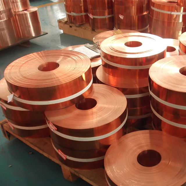  Factory supply annealed earthing bulk roll red copper strip with good