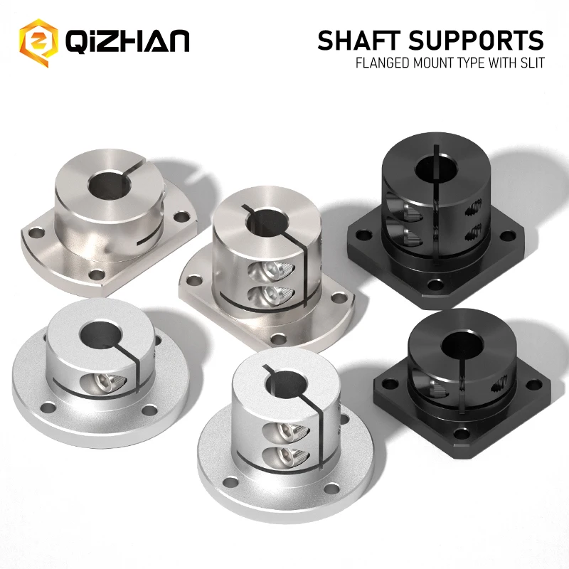 High Quality Compact Flange Mounting Mold Casting with Slit Shaft Support Linear Motion Automation Assembly Diameter 6-40