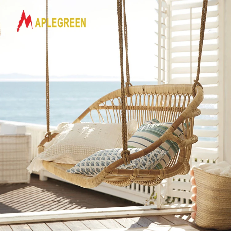 Outdoor Patio Garden Rattan furniture Swings Hanging Chair Modern Patio Swing Chair for Hotel