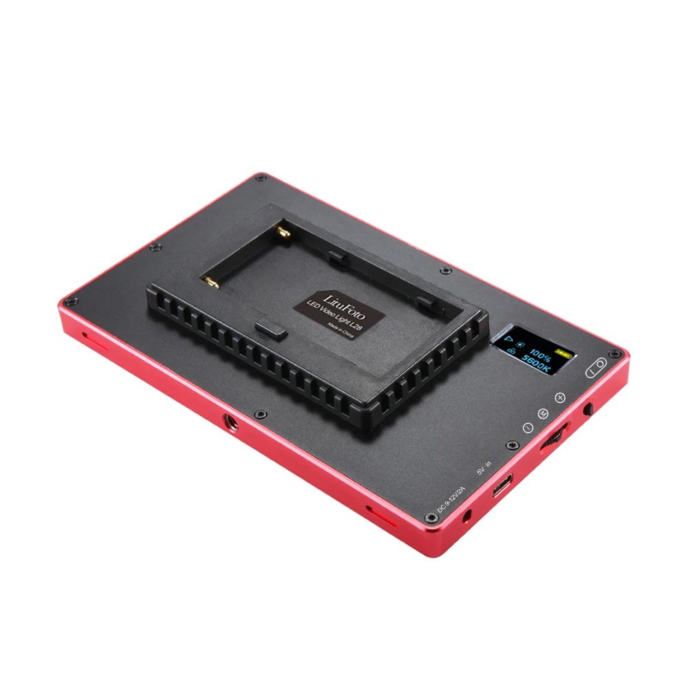 LituFoto L28 Camera Camcorder LED Video Light On-Camera Photographic Panel Light for Canon Nikon