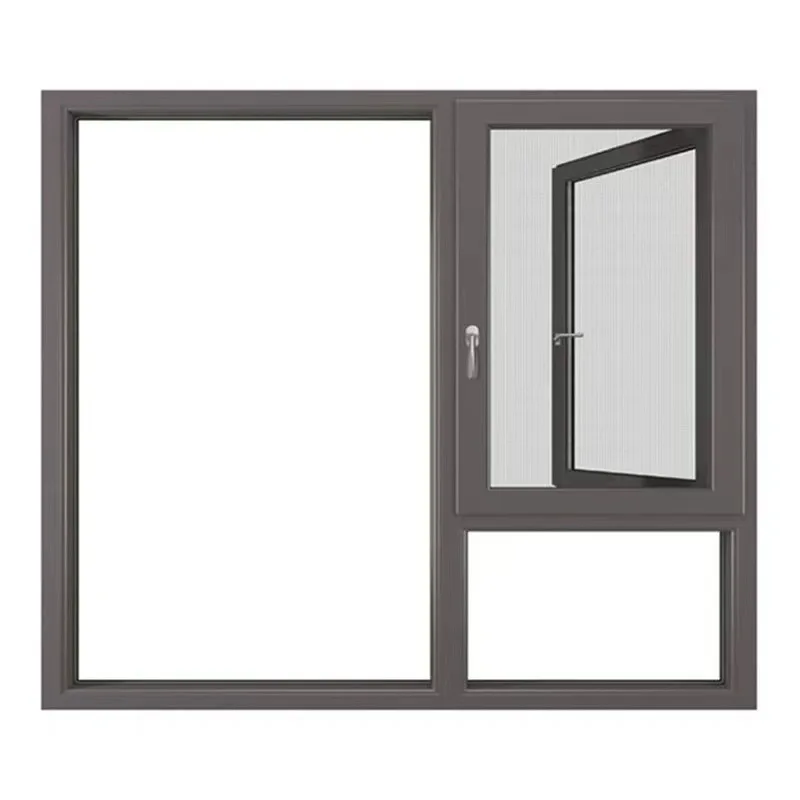 New Design Double Glazing Aluminum Frame Windows Aluminum Doors and Windows High Impact Casement Window