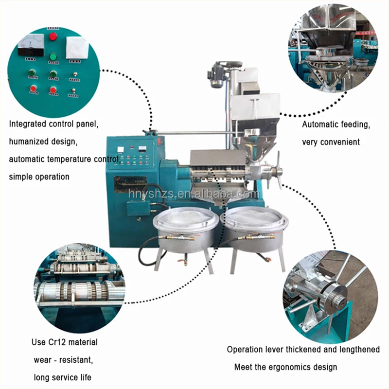 complete production line groundnut oil  heat press extraction machine oil press machine in the philippines