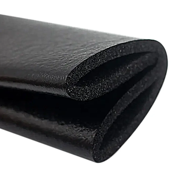 thermal insulation materials Customized thickness nbr and pvc Black and red rubber foam sheet insulation board