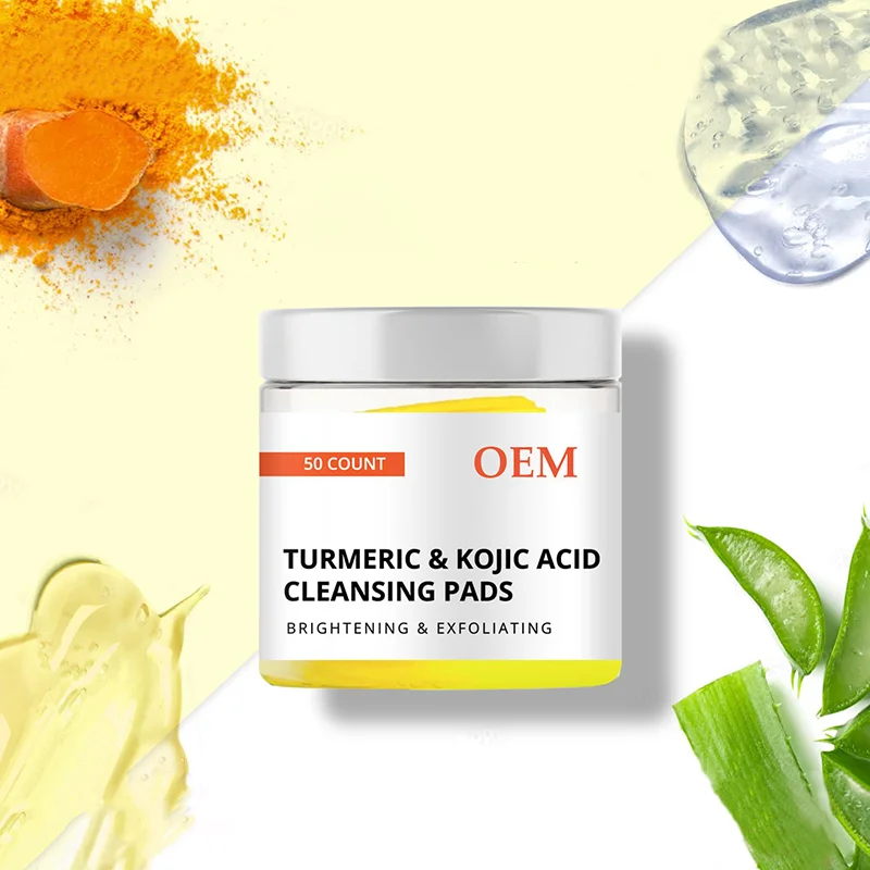 Куркума очищающие прокладки Kojic Acid осветляющие отбеливающие отшелушивающие темные пятна