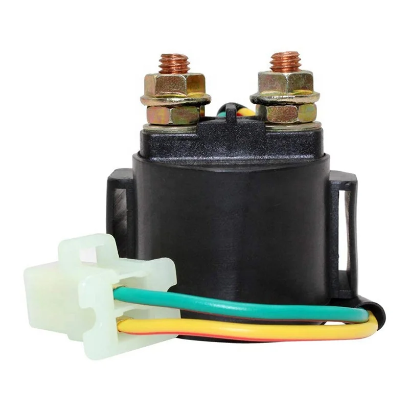 35850-VM3-010 4-stroke Starter Solenoid Relay Fits For GY6/Arctic Cat/Honda/Polaris/Suzuki/Yamaha Motorcycle Female plug