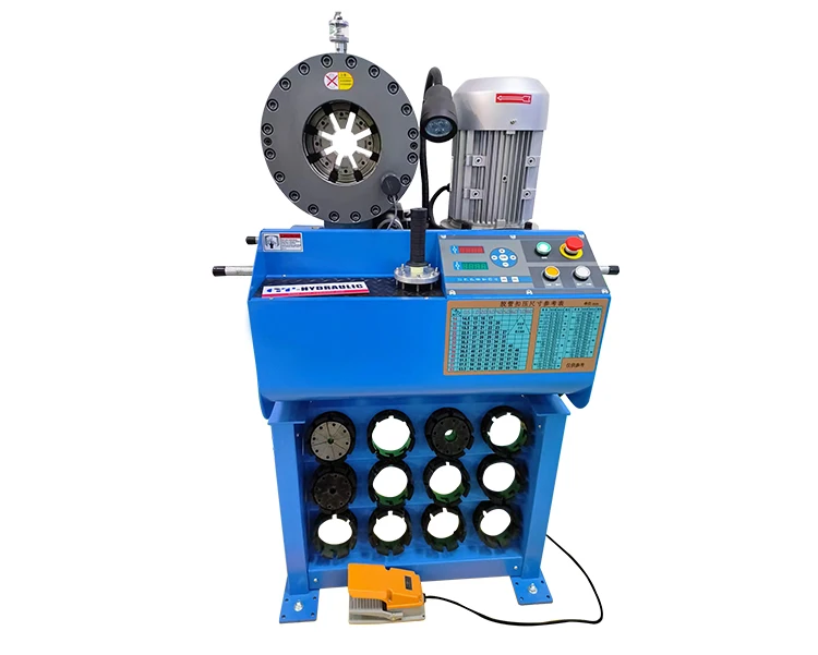 stainless steel braided hydraulic hose crimping machine wire rope crimping machine