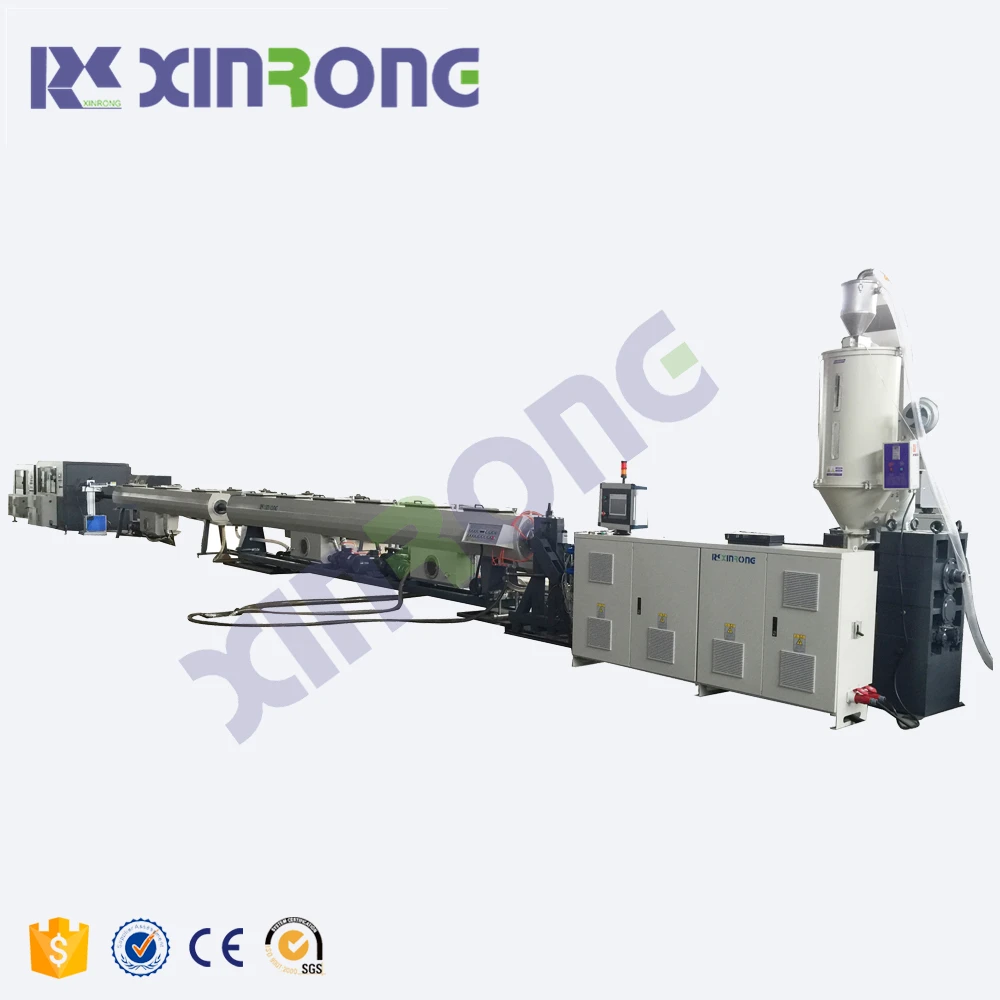 20-160mm HDPE PP PE ABA three layer pipe making machine plastic extruder