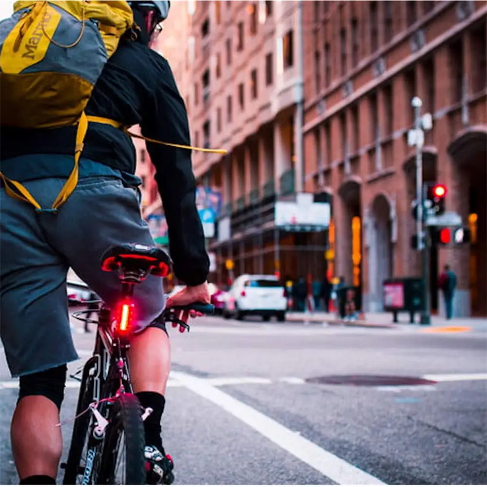 Bicycle Rear Light 120Lumens USB Rechargeable Led bike Light Waterproof MTB Road Bike Tail Cycling Light Flashing For Bicycle