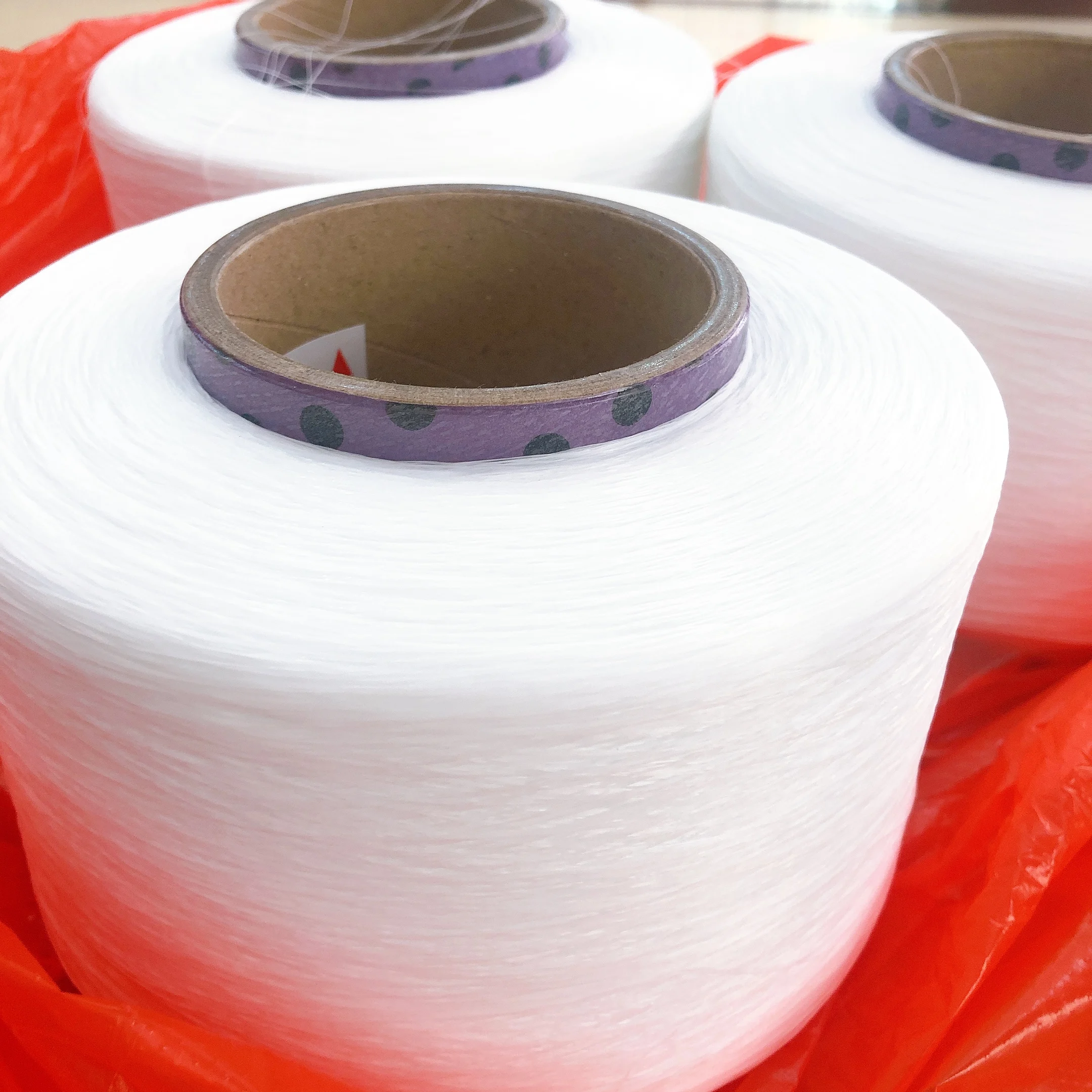 210D 100% Spandex yarn running sports fabric masks materials high tenacity cheap price yarn for knitting weaving crocheting