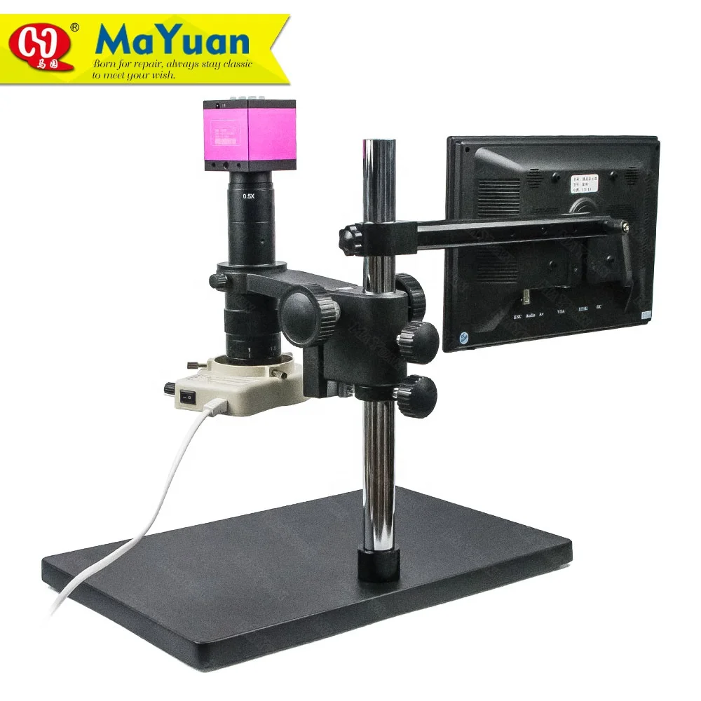 10.1 INCHES HD LCD Screen Display CCD Camera Digital Monocular Microscope for Micro Soldering Repair Work