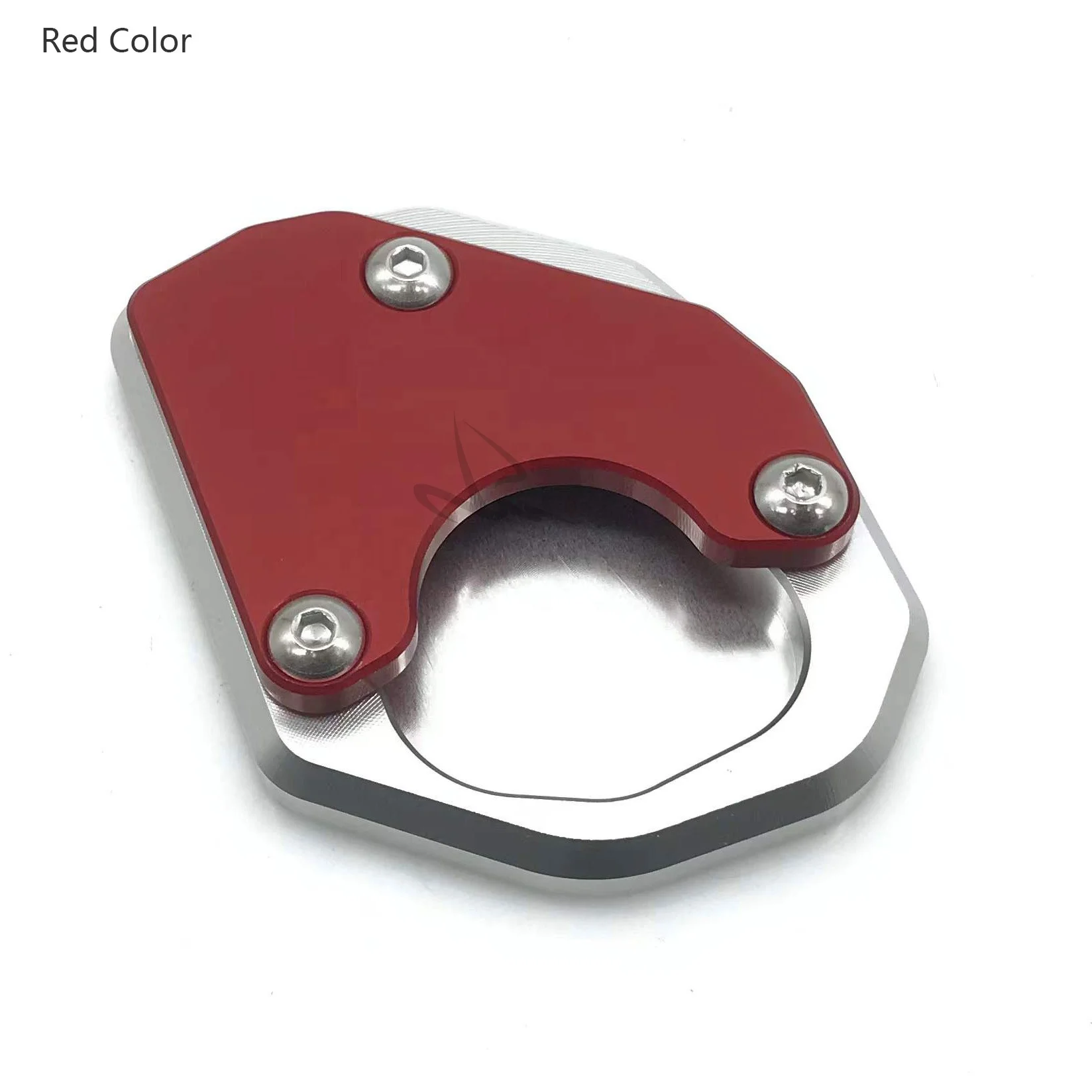 New Motorcycle Parts Aluminum Kick Stand Extension Enlarge Pad For Triumph Trident 660 2021 up