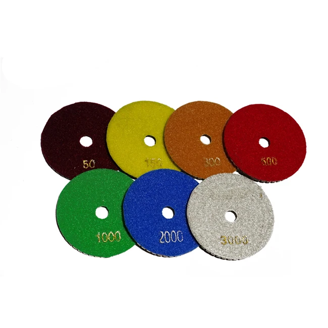 100mm Diamond Polishing Pad for Concrete Marble Granite Polishing Wet Polishing Pad 4 inch