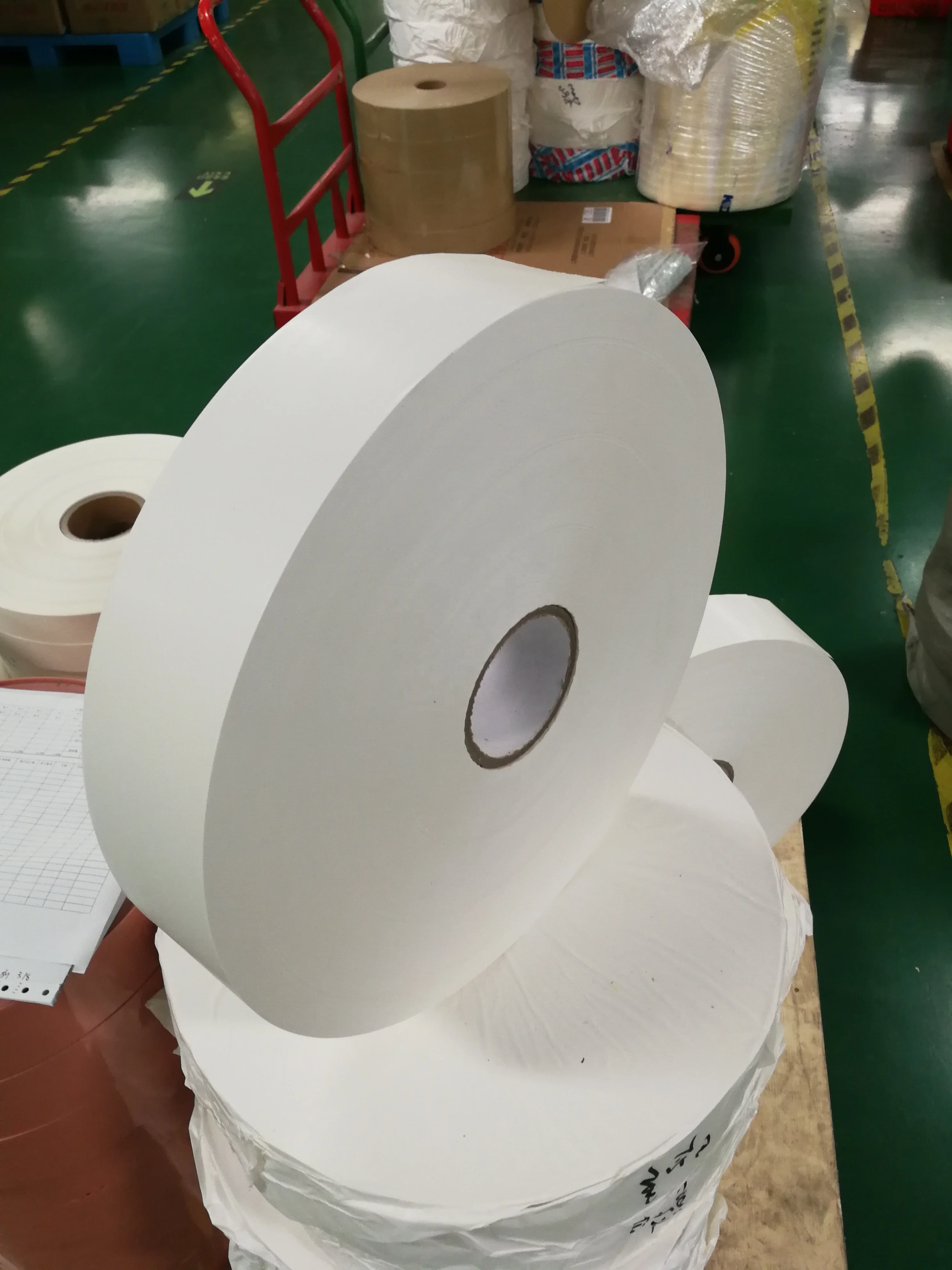 Direct factory-Big Rolls Raw Material For PU transparent plaster /Zinc Oxide Plaster/Wound Plaster,/Medical Tape roll