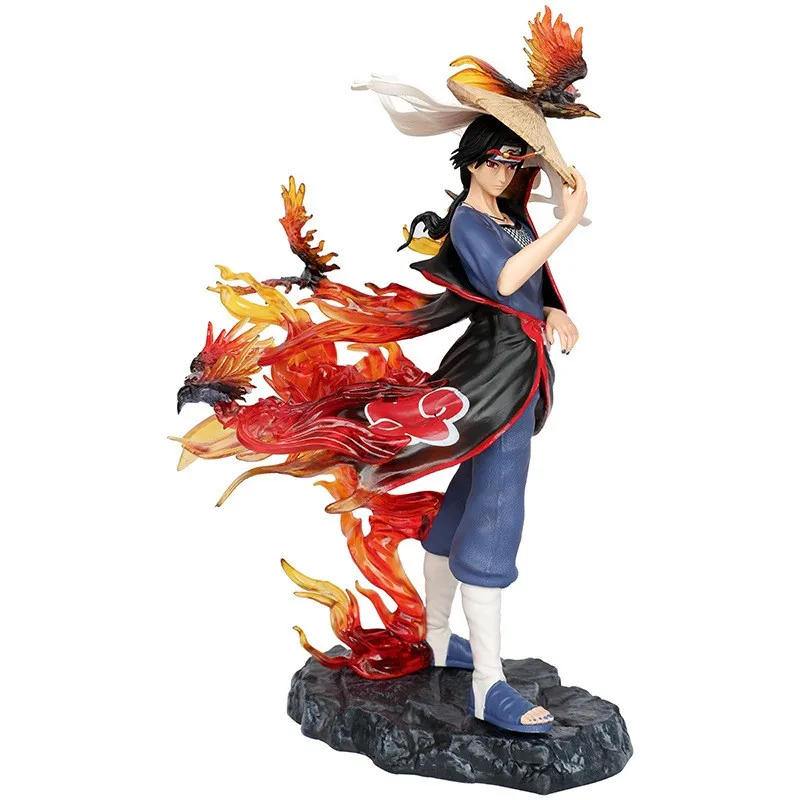 Narutoed Figure Huoying MRJ Xiao organizes hat support, Yu Zhibo weasel, crow weasel scene model, statue box figurine
