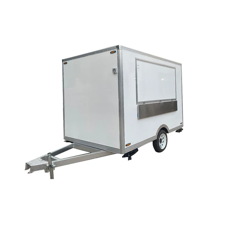 round food trailer mobile cart hot dog cart mini food truck for sale