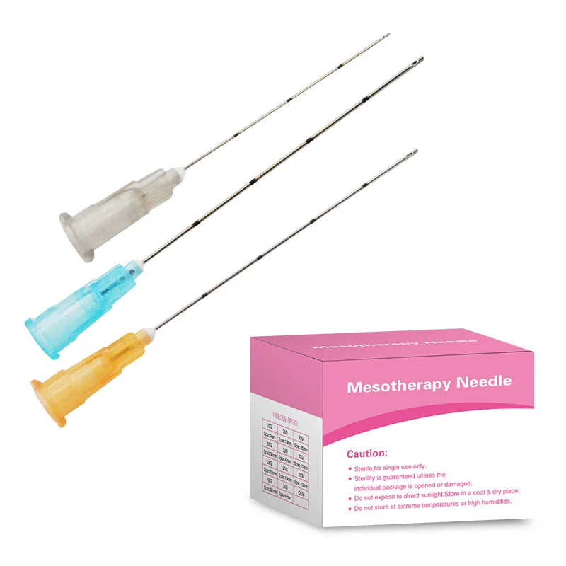 Most popular syringe needle ce blunt tip 25G 50mm injection micro cannula for hyaluronic acid injection
