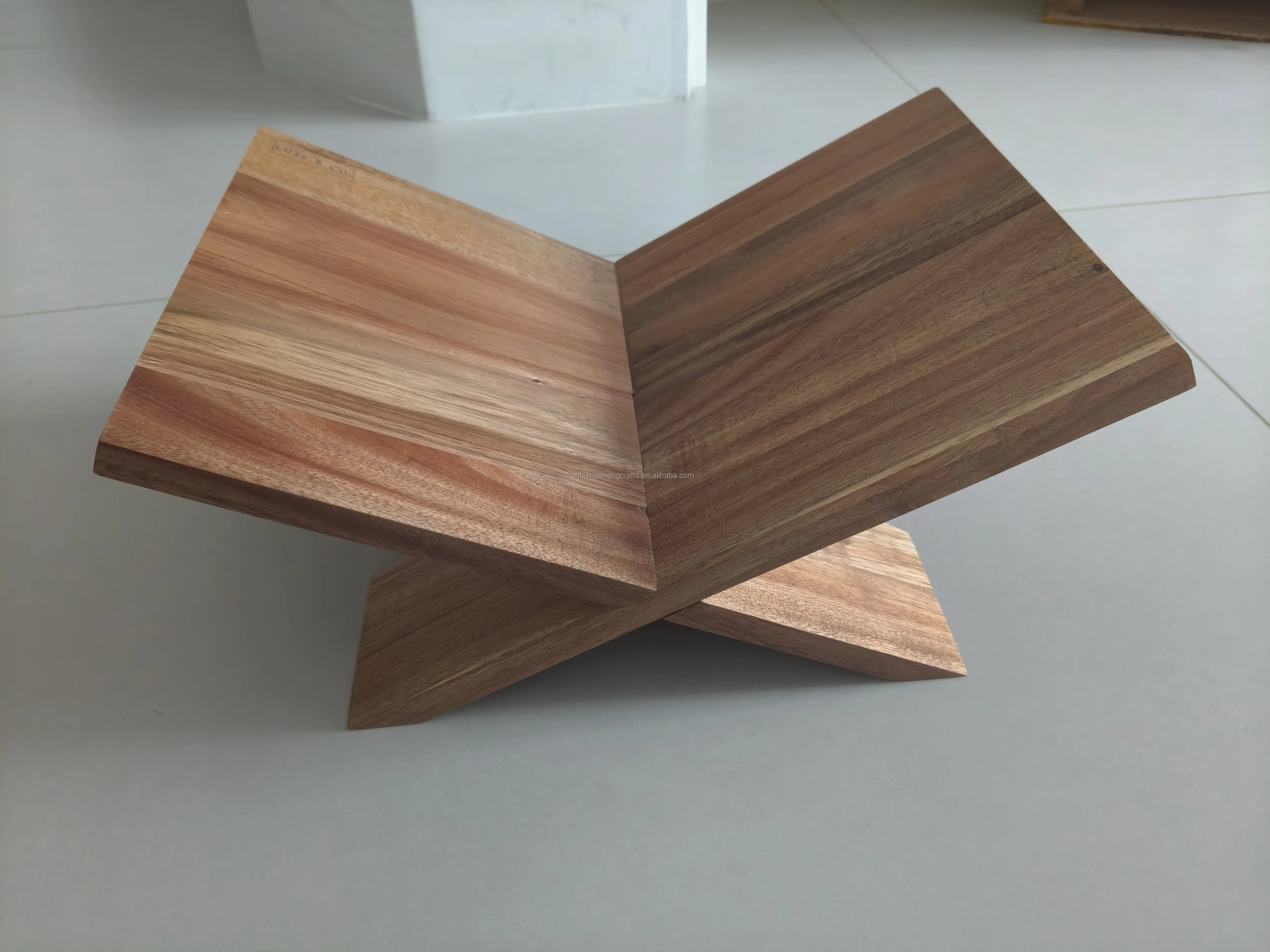 Wood Book Holder Book Stands for Display Reading Textbook Holder Open Book Display Stand for Open and Closed Books, Cookbook, Ma