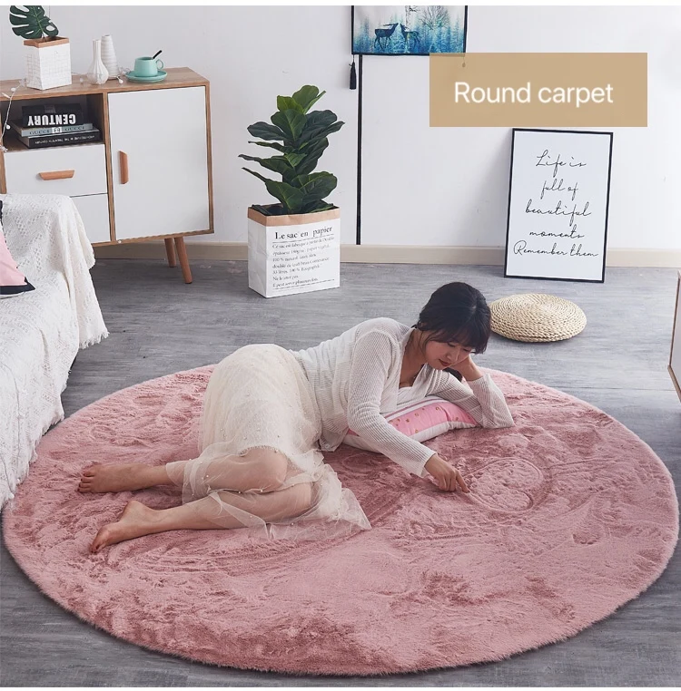 Imitation rabbit fur carpet super soft fur carpet for house room Polyester Fluffy Soft Floor Carpets Rugs Plush Wholesale House