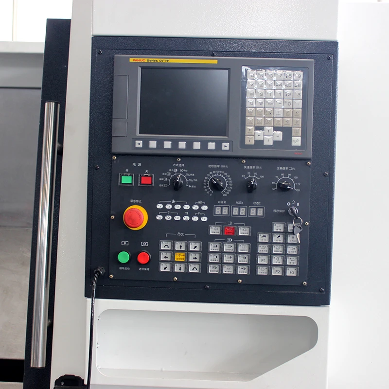 Bar Turning Lathe Machine TCK550 Fanuc Cheap metal CNC Slant Bed Lathes