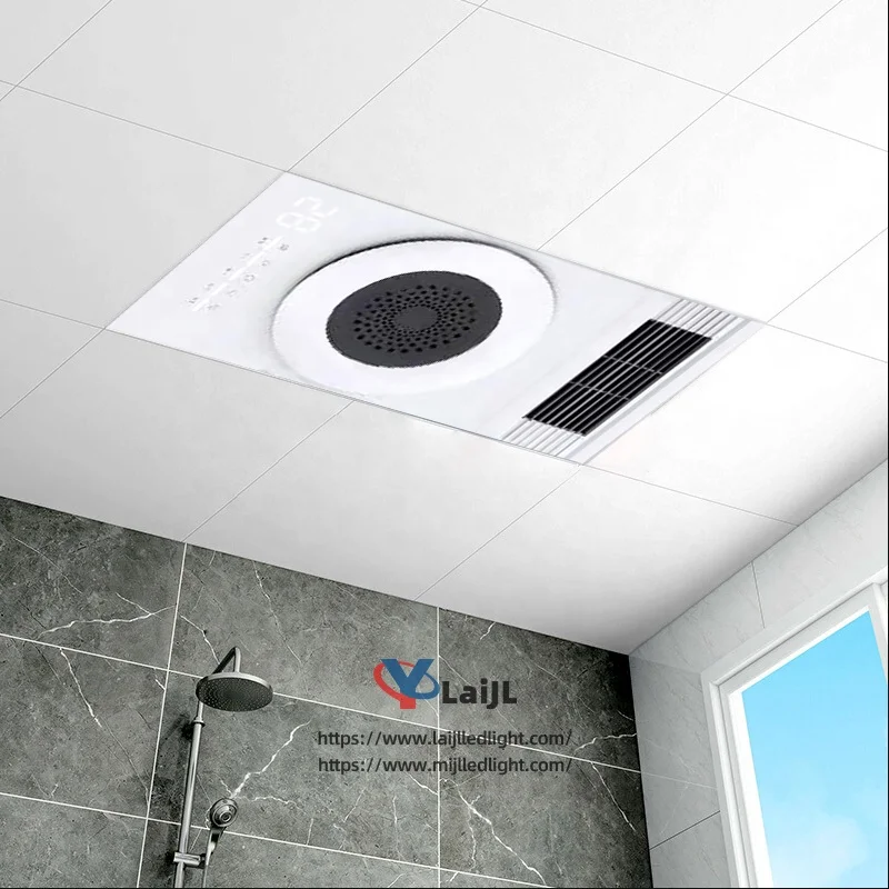 Australian certified bathroom air energy heater embedded or ceiling exhaust fan blowing lighting LED light integrated
