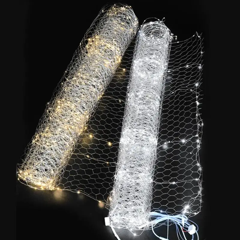 Led Wedding Romantic Christmas Outdoor Indoor Ceiling Decorative Star Light Net