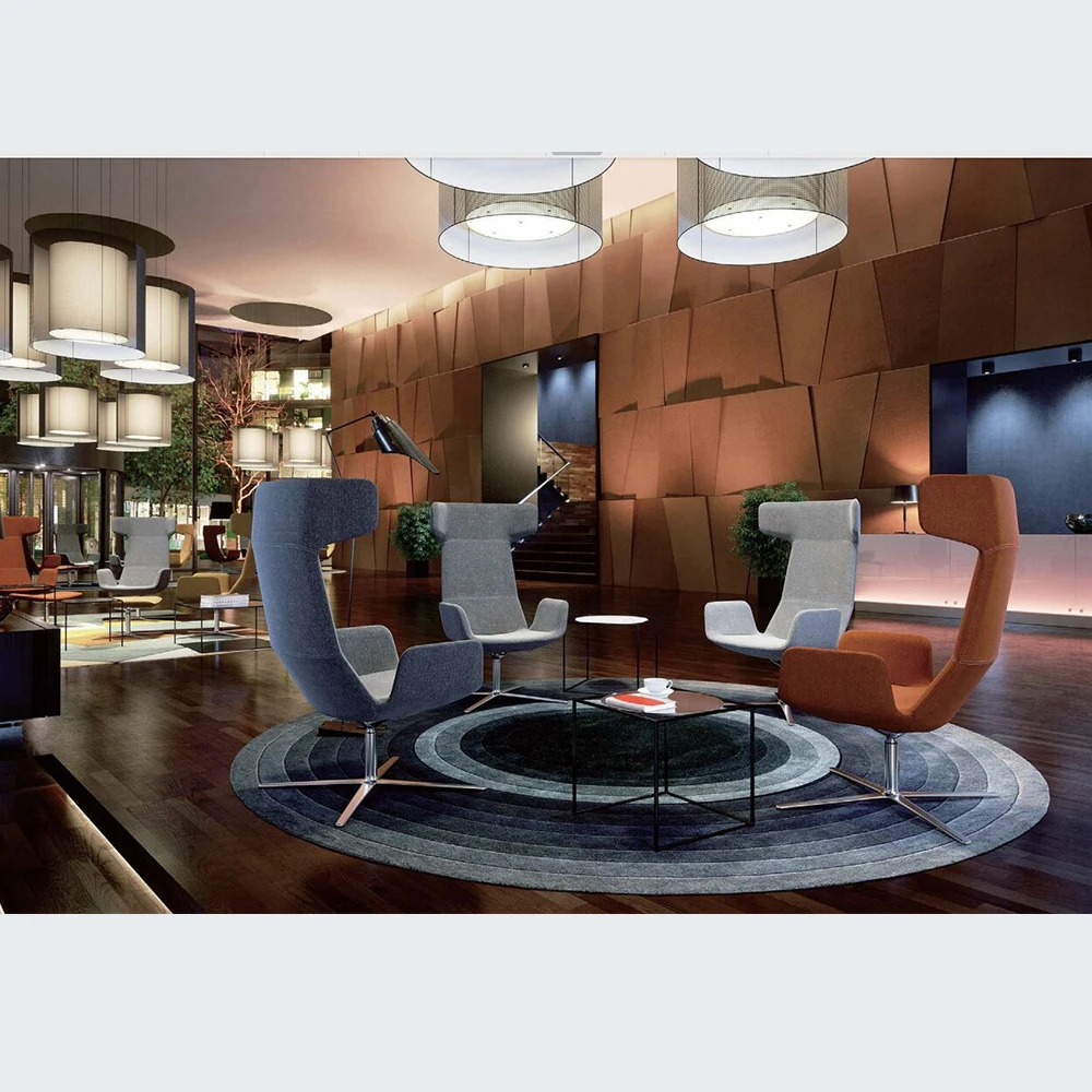 Офисная мебель, диван для гостиной, Домашний Деревянный тканевый напольный стул для отдыха с акцентом