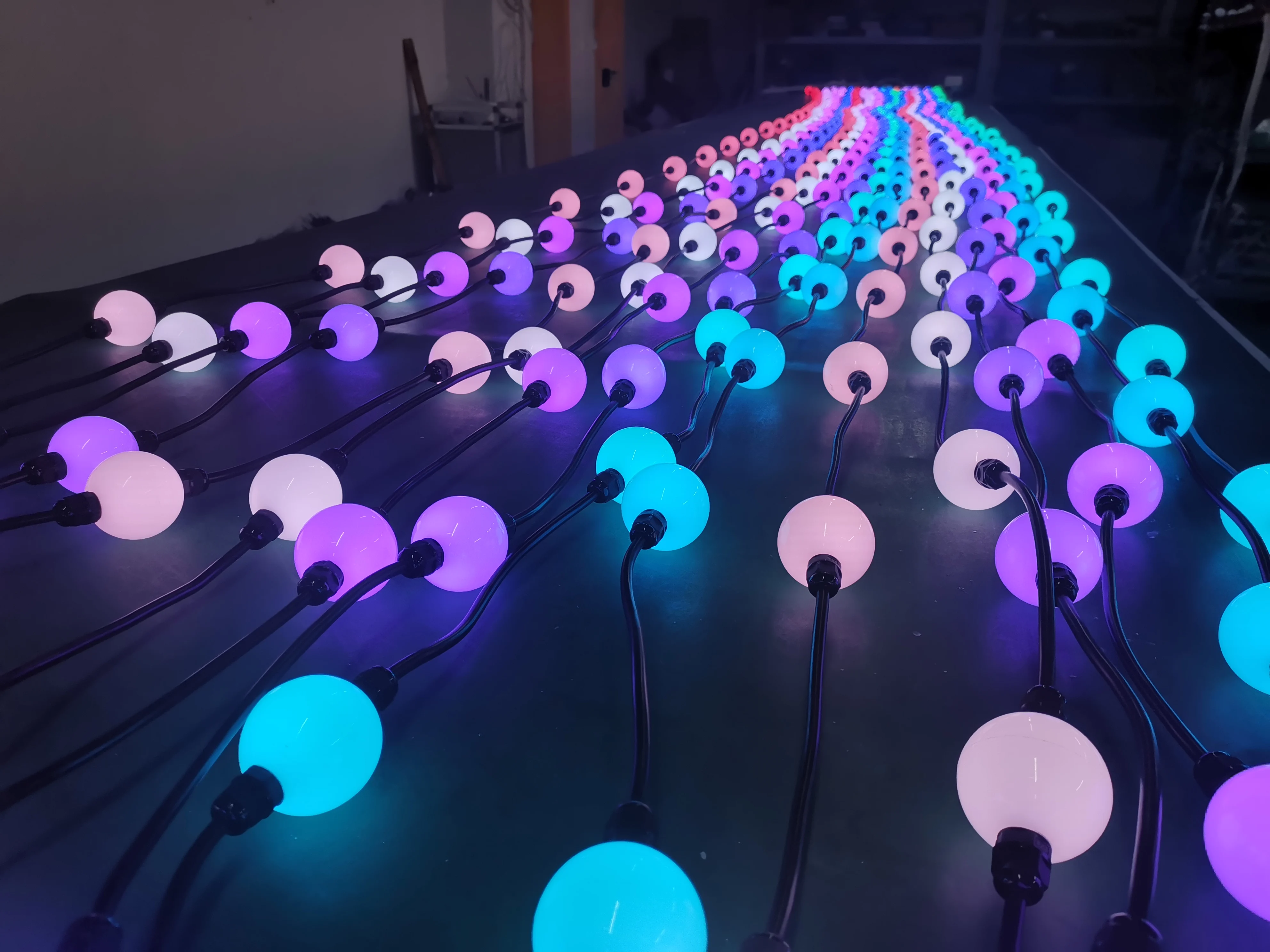 RGB DMX 3D Ball Stage Decoration Ball Bar Light Disco DJ Equipment Decoration Light