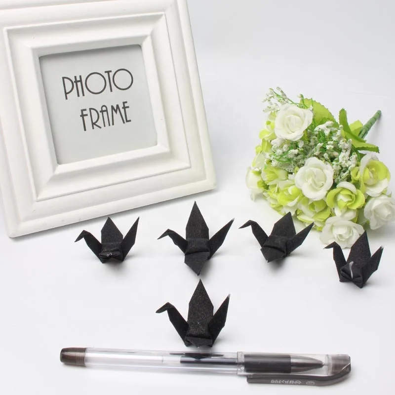 Best Home Decor Gift Black Thousand Paper Crane for Sale