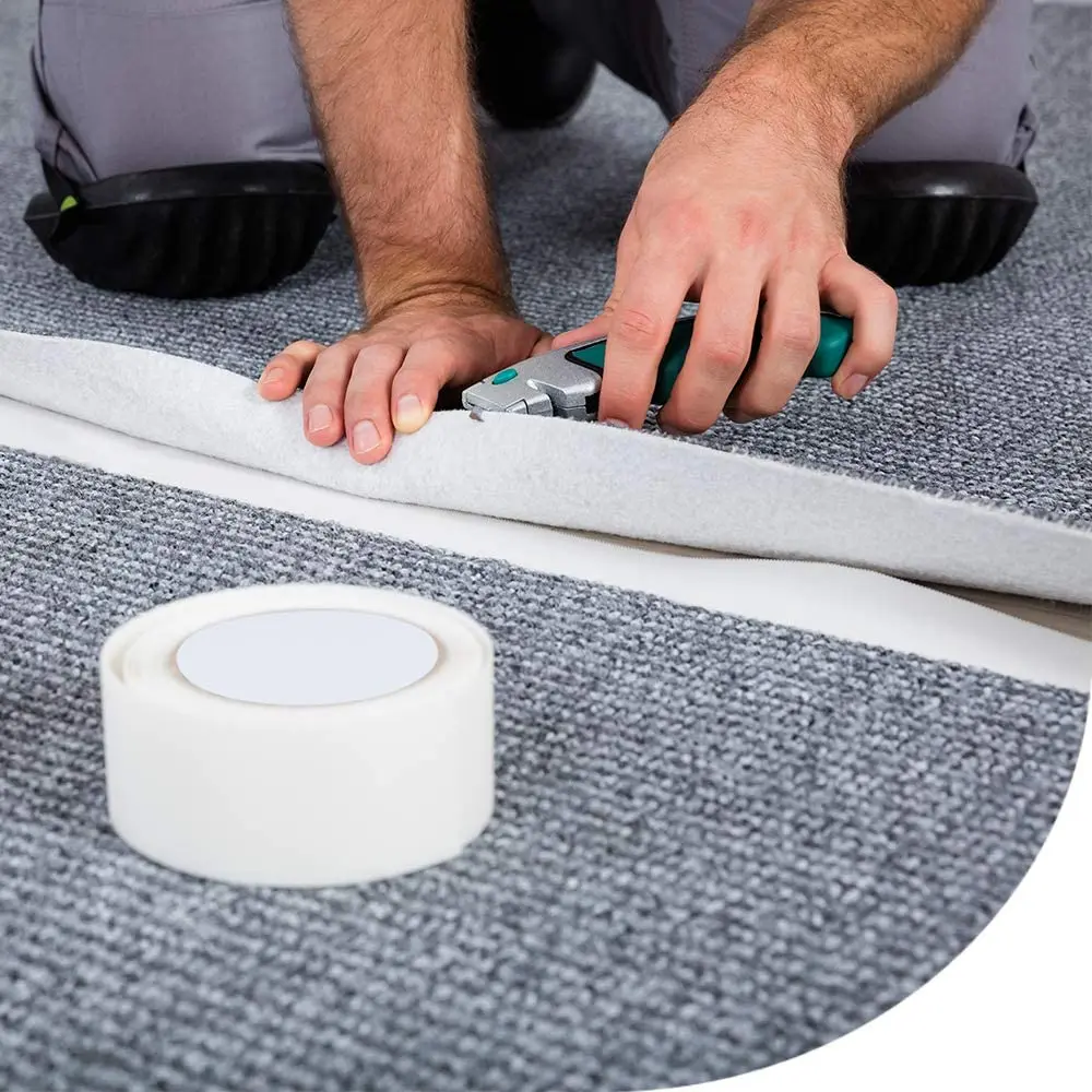 Hot Sale Waterproof Carpet Edge Tape Strong Adhesive Double Sided Cloth Carpet Seam Tape For Area Rugs