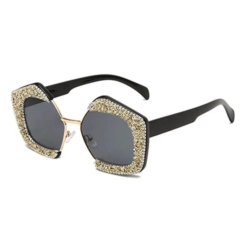 Exaggerated spectacle frame personality female photography prop accessories magazine runway sunglasses