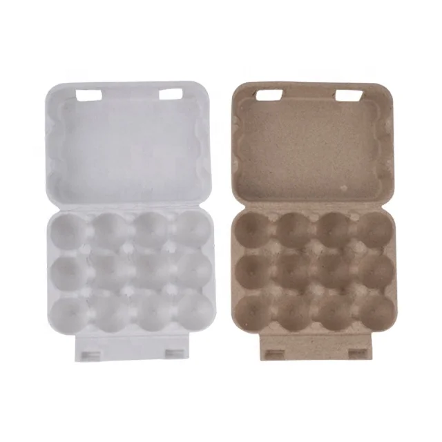 Hot Sale 12 egg Paper Quail Eggs Packing Tray Box Cartons