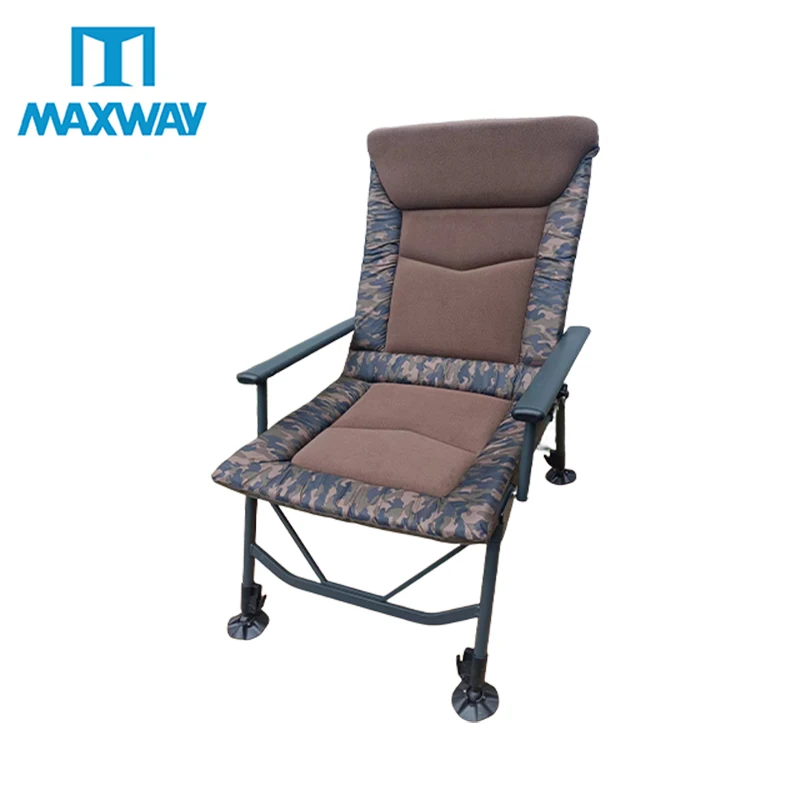 High Quality Carp Fishing Chair Adjustable Foldable Fishing Camping Chair With Firm Legs